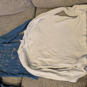 lululemon athletica Kids Blue and White Shirts